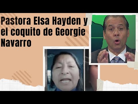 Pastora Elsa Hayden y el coquito de Georgie Navarro