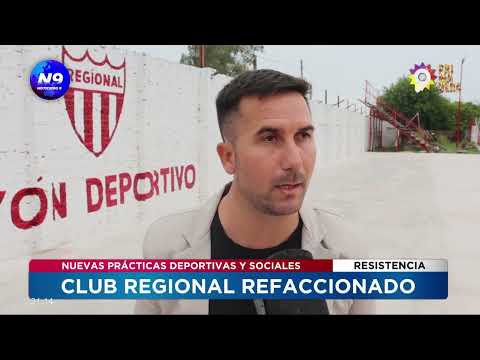 CLUB REGIONAL REFACCIONADO: Nuevas prácticas deportivas y sociales - NOTICIERO 9