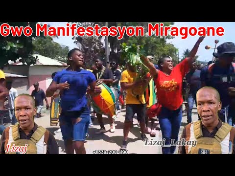 Deblozay Miragoane, Gwo manifestasyon, Komisè Muscadin pap Revoke, tout pèp la nan lari