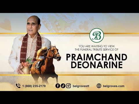 Praimchand Deonarine Tribute Service