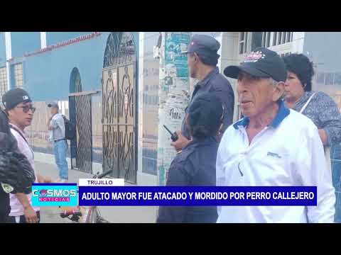 Trujillo: Adulto mayor fue atacado y mordido por perro callejero