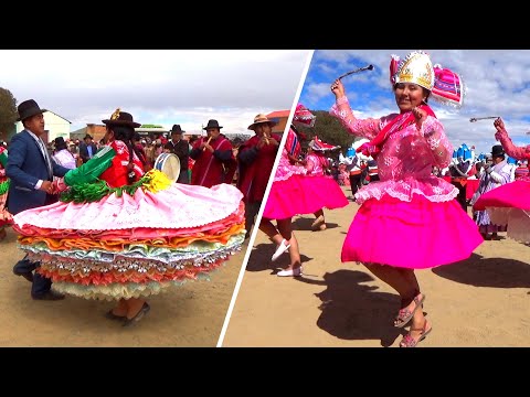 Maravillosas DANZAS ORIGINARIAS AYMARAS de la Central Agraria Gualberto Villarroel,  LAJA Bolivia