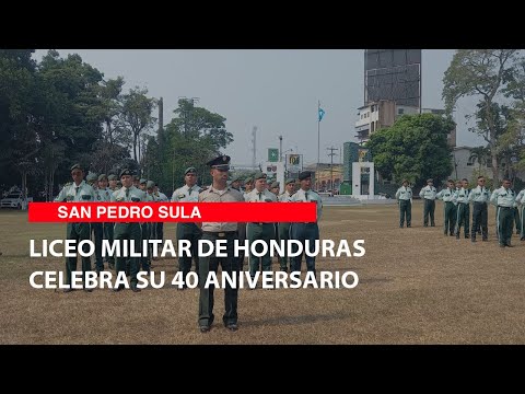 Liceo Militar de Honduras celebra su 40 aniversario
