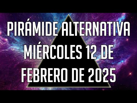 Pirámide Alternativa para el Miércoles 12 de Febrero de 2025 - Lotería de Panamá