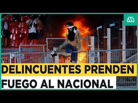 Vergonzoso: Final de Supercopa fue suspendida por delincuentes que prendieron fuego en el Nacional