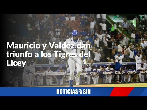 Mauricio y Valdéz dan triunfo a los Tigres del Licey en el inicio del torneo