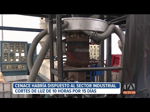 Sector industrial rechaza cortes de 10 horas seguidas por 15 días