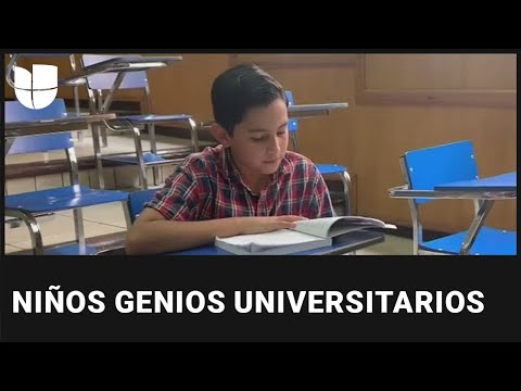 Estos hermanos hispanos de 11 y 13 años ya estudian en la universidad y son considerados genios