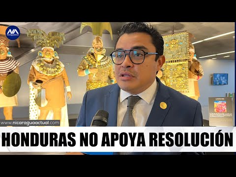 Honduras no apoya resolución sobre Nicaragua en OEA, pero apoya un diálogo para solucionar la crisis
