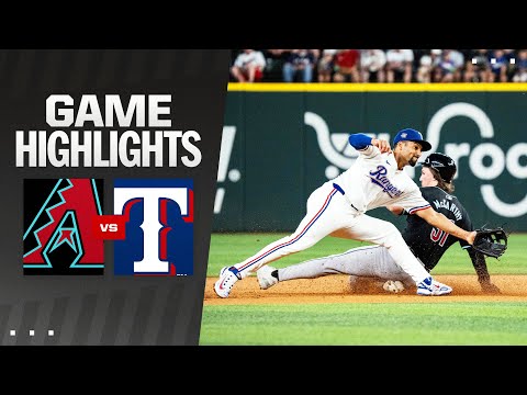 D-backs vs. Rangers Game Highlights (5/28/24) | MLB Highlights
