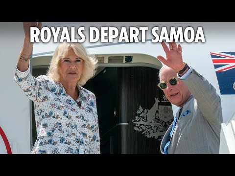 LIVE: King Charles and Queen Camilla depart Samoa after Commonwealth meeting