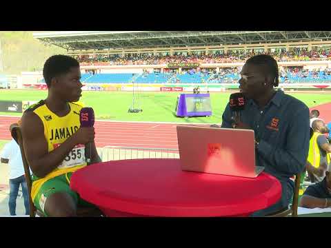 CARIFTA Games 2024 Grenada | Boys 110 Meter Hurdles Under 17 Gold Medalist