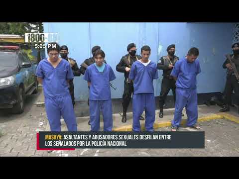 Masaya saca de circulación a 12 delincuentes de peligrosidad - Nicaragua