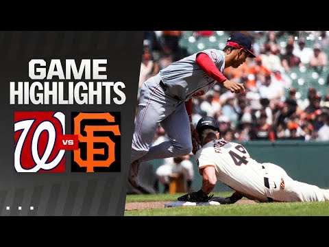Nationals vs. Giants Game Highlights (4/10/24) | MLB Highlights