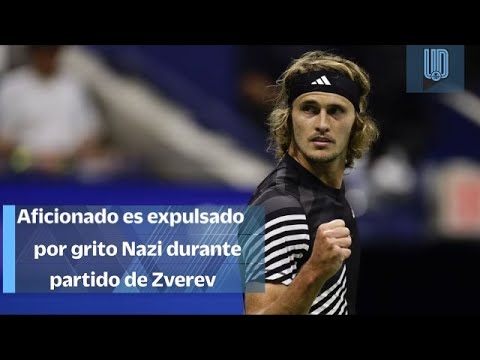 Expulsan a aficionado por grito nazi durante juego del alemán Alexander Zverev en el US Open