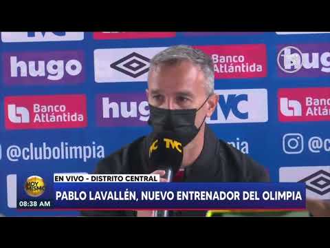 Así fue la presentación oficial del nuevo entrenador de Olimpia Pablo Lavallén