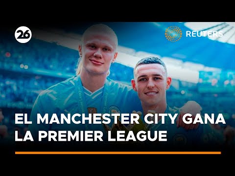 Las estrellas del Manchester City celebran el título de la Premier League | #Reuters