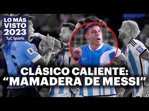 LO QUE NO VISTE DE ARGENTINA vs URUGUAY  PELEAS, URUGUAYOS MESSISTAS Y MÁS  LO MÁS VISTO 2023