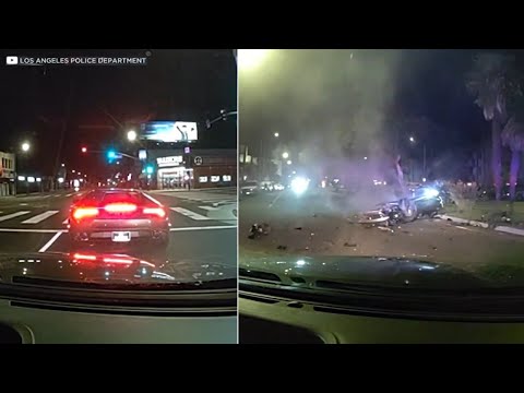 Driver of stolen Lamborghini hits speeds over 100 mph fleeing LAPD before fatal crash