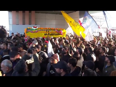 Funeral procession held in Baghdad for Pro-Iranian militia leader