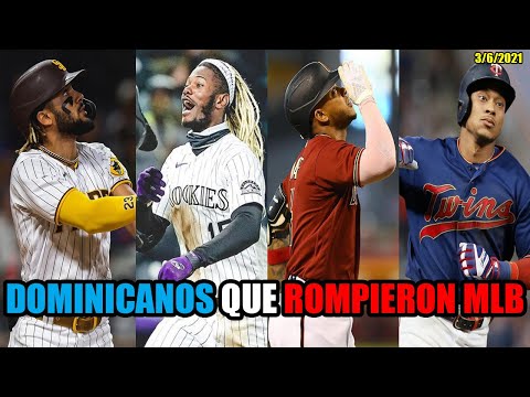 TATIS JR, RAIMEL TAPIA, KETEL MARTE, JORGE POLANCO ¡LOS MEJORES! - DOMINICANOS QUE ROMPIERON MLB