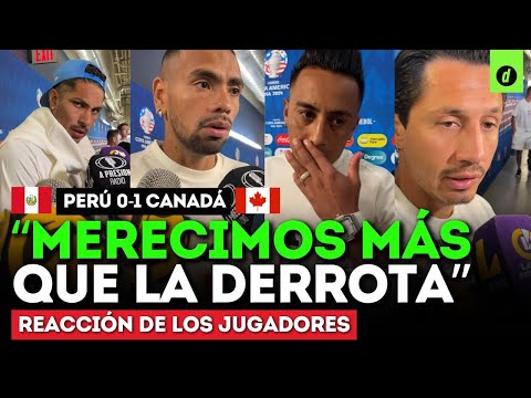 Reacción de LAPADULA, GUERRERO, CALLENS y CUEVA tras PERÚ 0-0 CANADÁ | Depor