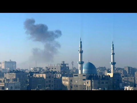 Gaza: des nuages de fumée à la suite de frappes aériennes sur Rafah | AFP Images