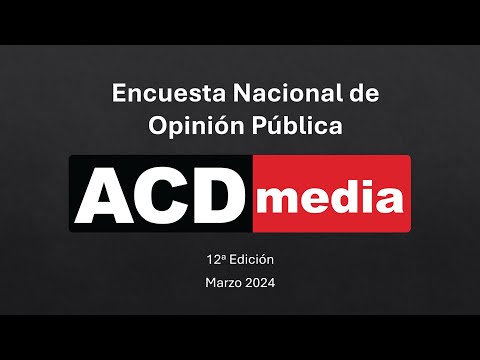 12 Encuesta Grupo ACD Media | Luis Abinader con 60.4% y Omar Fernández ganando a Guillermo Moreno