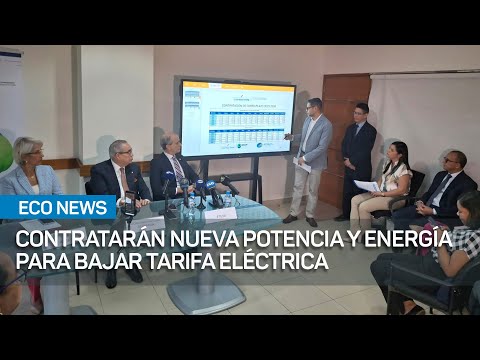 Gobierno contratará nueva potencia y energía para disminuir tarifa eléctrica | #EcoNews