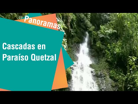 Preciosas cascadas en Paraíso Quetzal