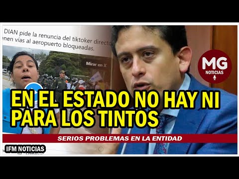 EN EL ESTADO NO HAY NI PARA LOS TINTOS  SERIOS PROBLEMAS EN LA DIAN