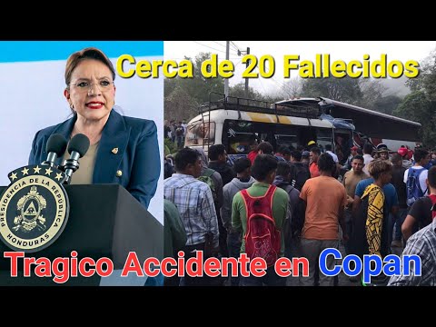 Tragedia! Choque Entre 2 Buses Deja 19 Fallecidos en San Juan de Opoa, Copán!?