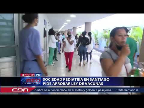 Sociedad Pediatría en Santiago pide aprobar ley de vacunas