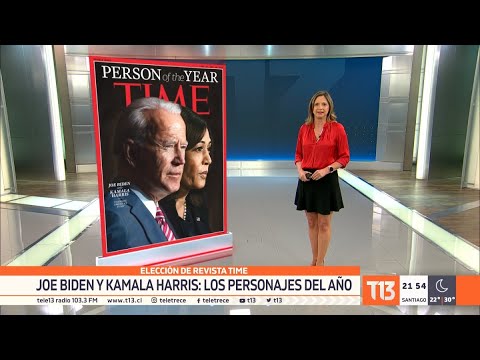 Joe Biden y Kamala Harris: Los personajes del años según revista Time - #T13TeExplica