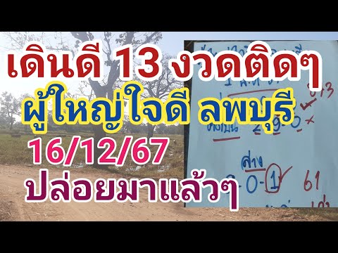 ผู้ใหญ่ใจดีลพบุรีเดินดี13ง