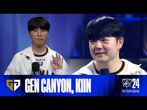 GEN Canyon, Kiin 인터뷰 | 10.20 | 2024 월드 챔피언십