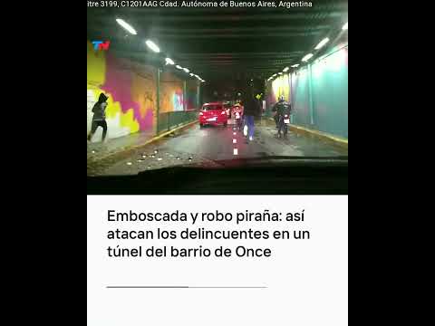 Emboscada y robo piraña: así atacan los delicuentes en un túnel del barrio de Once