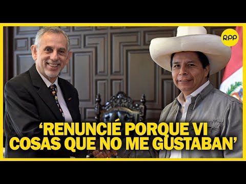 Pedro Francke sobre exministros Silva y Alvarado: “Renuncié porque vi cosas que no me gustaban”