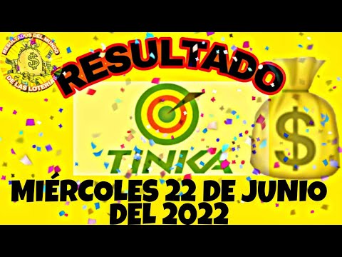RESULTADOS TINKA DEL MIÉRCOLES 22 DE JUNIO DEL 2022 S/12,085,129/LOTERÍA DE PERÚ