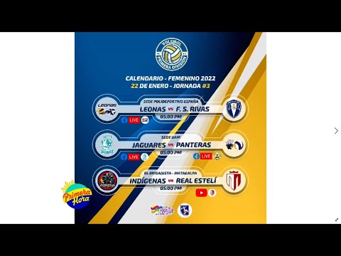 Voleibol: Liga de Primera Divisio?n Femenina presenta calendario de la tercera jornada 2022