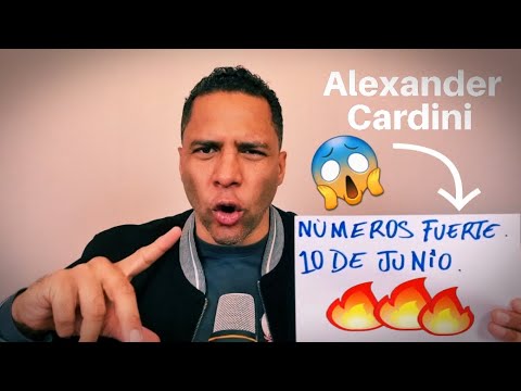 NUMEROS PARA HOY  Alexander Cardini 10/06/23 Números Fuerte