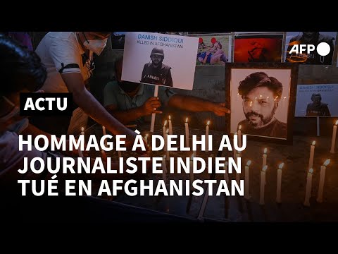 Delhi: veillée en hommage au journaliste indien tué en Afghanistan | AFP