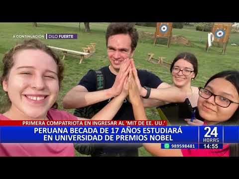 Peruana becada de 17 años estudiará en prestigiosa universidad de EE. UU.