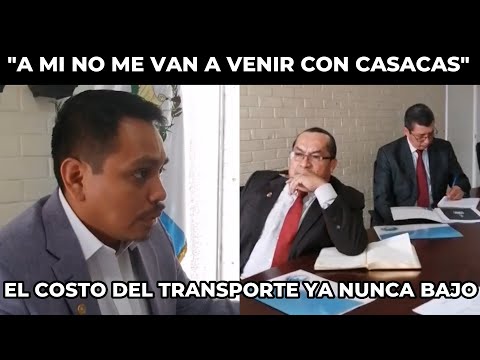 DIPUTADO JOSE CHIC CONFRONTA A LAS AUTORIDADES POR EL COSTO DEL TRANSPORTE | GUATEMALA