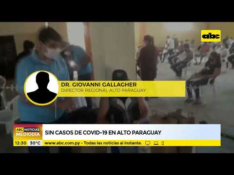 Cero casos de covid-19 en Alto Paraguay