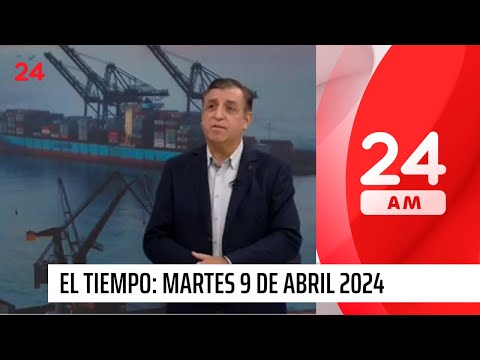 El tiempo con Iván Torres: martes 9 de abril de 2024 | 24 Horas TVN Chile