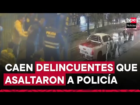 La Molina: capturan a delincuentes que robaron camioneta a policía en San Juan de Lurigancho