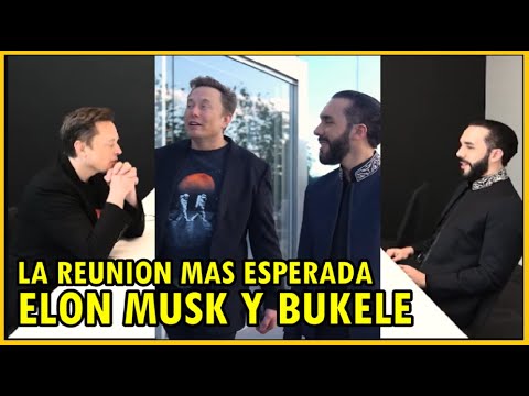 Bukele se reúne con Elon Musk: El Salvador tiene un líder increíble