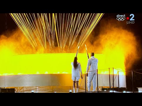 Cérémonie JO Paris 2024 : Teddy Riner et Marie José Pérec allument le chaudron olympique