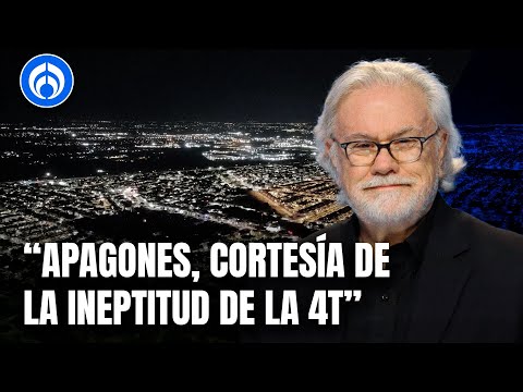 Irónico que el 2 de junio haya un apagón con Bartlett al frente de la CFE: Venus Rey Jr.